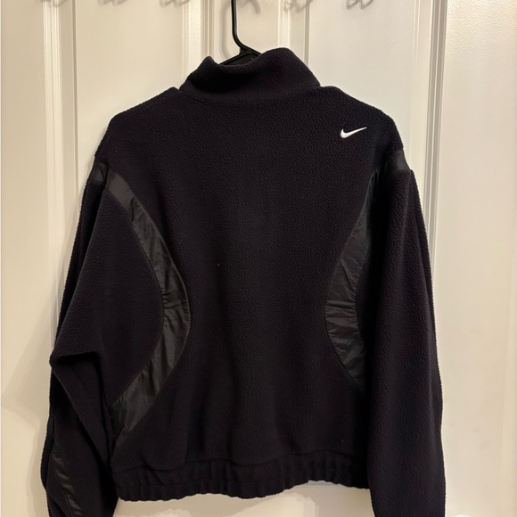 NWT Black Nike Fleece Pullover Sweater - Picture 5 of 6
